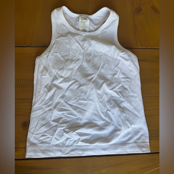 Athleta Girls Seamless Tank Top White Small - Picture 1 of 3